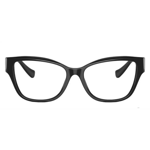 NEW VERSACE iconic cat-eye plastic eyeglasses in black - Picture 2 of 3